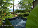 Large Luxury Lakefront Cottage Spa, Log Cabin with Sauna