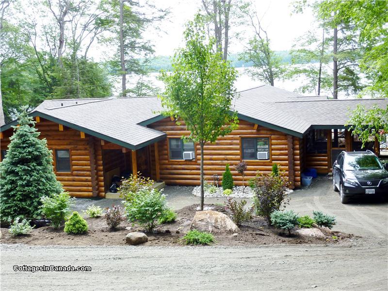 Luxury Log Retreat Parry Sound Cottage Rental Pl 12081