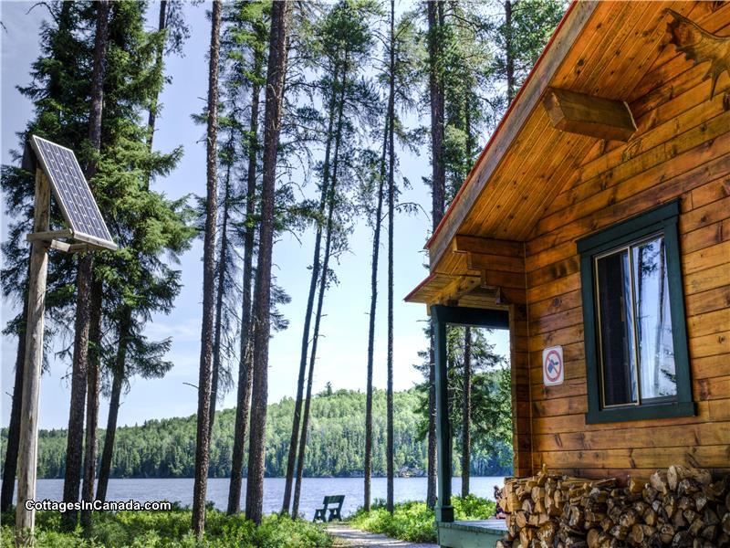 chalet a vendre bord de l'eau mauricie