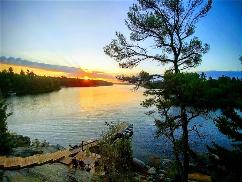 Commanding views and marvelous swimming, boating, fishing, exploring -- and high speed internet