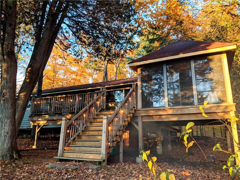 Beautiful 3 Bdr Western Facing Burks Falls Cottage Rental Gl