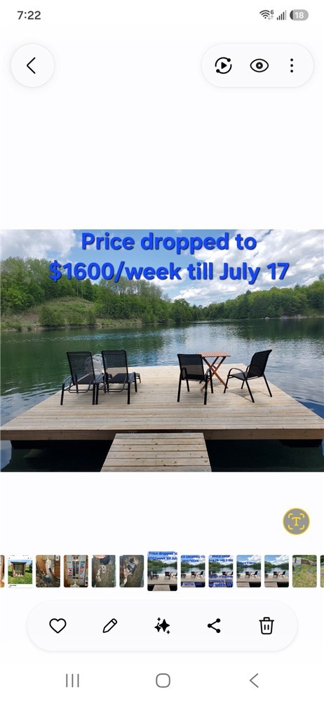 DICSOUNTED RATES. Cozy Calabogie waterfront Cottage overlooking Private Barry Lake