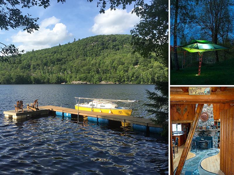 Près du Nordik Spa! 17min a Ottawa. Chalet en Parc Gatineau. Très privé. SUP+canoë+kayaks inclus!