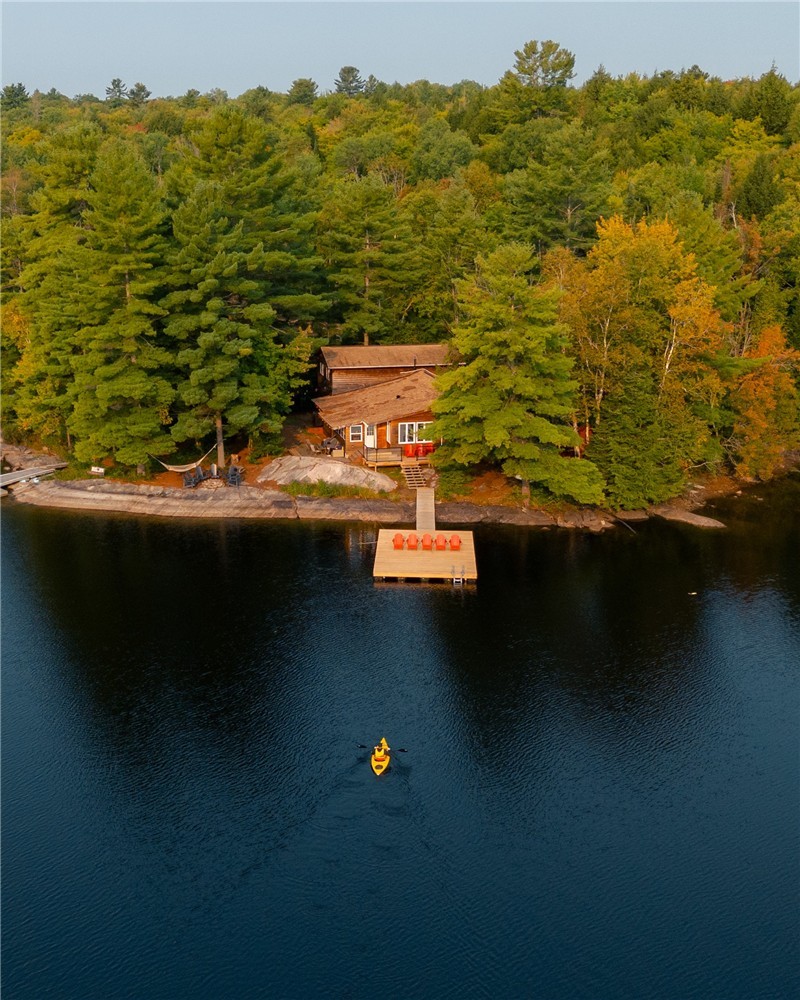 Premium Lake! Waterfront Private Cottage | HotTub,Sauna,Kayaks,SUP,BBQ,Firepit,Fireplace,Hammock