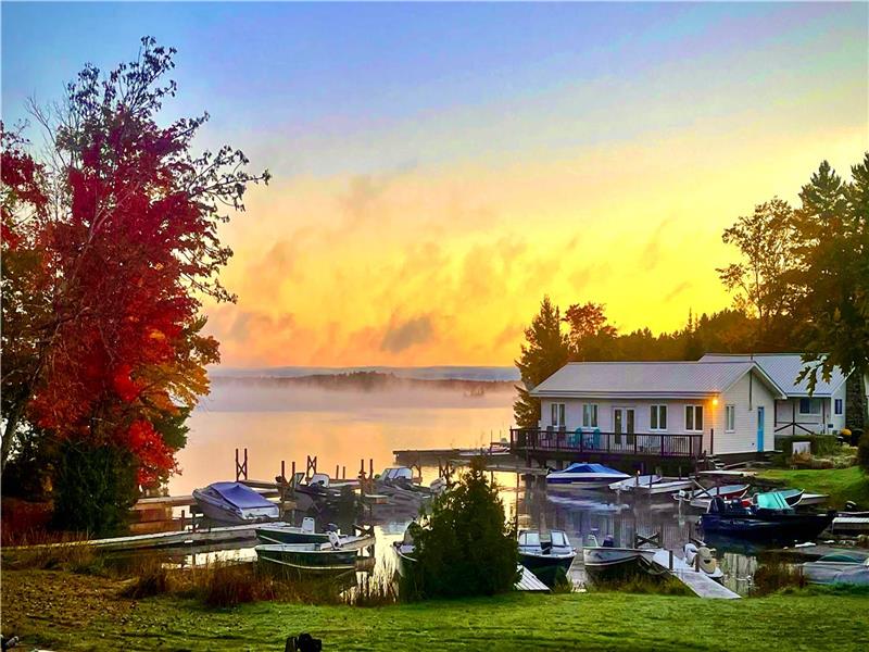 Kirk Kove Cottages & Marina on Big Gull Lake.