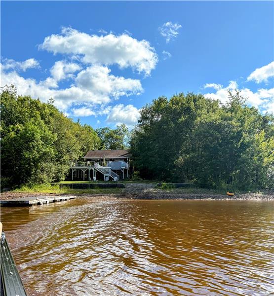 Lakefront Escape on Washademoak with Hot Tub,  Outdoor Kitchen & Wood Fireplace