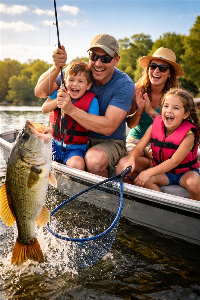 Magnifique chalet au bord de l'eau de 3 chambres sur le lac Rice