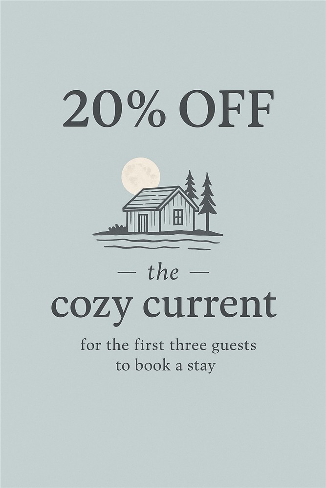 The Cozy Current Lakefront Cottage