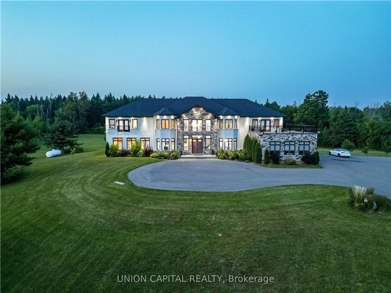Custom Estate Home in Terra Cotta on 45 Acres