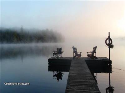 Muskoka Waterfront Yurt & Cabin on 11 private acres! 250+HST/ngt. Bring your pet free:)