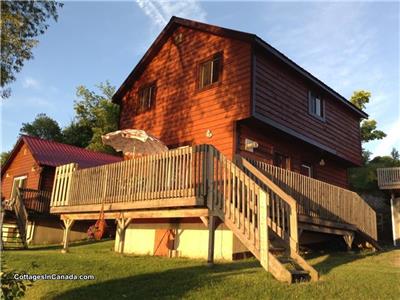 Sandy Shore Cottages Luxury Resort sur le lac Rice, avec sauna et piscine