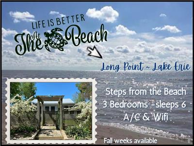 Barefeet Retreat ~ 3 bedrooms,A/C & Wifi. Beach access across the street! Fall weekly discount