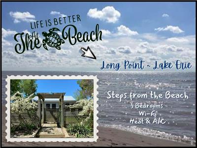 Thanks for a great season! All-seasons with 3 bedrooms,Wi-Fi, AC/Heat & steps away from the beach
