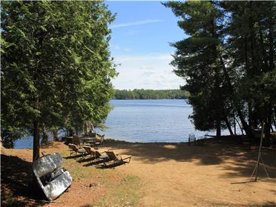 Spectacular South Facing Ultimate Privacy on Jack Lake with your own Sand Beach *one week minimum*