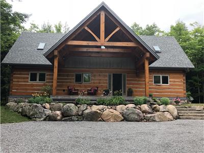 Chandos Lake- Log Home Living