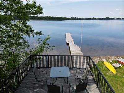 Large waterfront property with boathouse sitting area! Views! Nature! Sunsets!