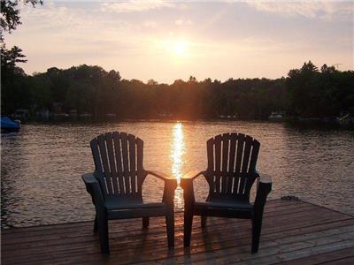 Crystal Lake,cottage rental,waterfront,Kinmount,Fenelon Falls,Bobcaygeon,Kawarthas,Minden