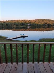 Chalet Ste-Lucie - quai, embarcations, air clim, vranda moustiquaire, plage prive, taxes incluses