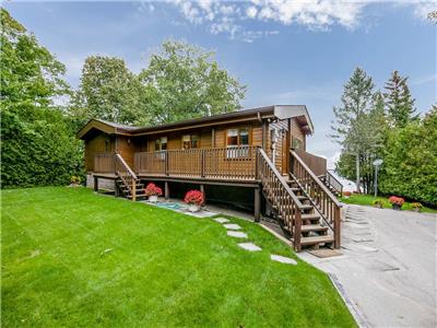 *ONLY 1 SUMMER WEEK LEFT, JULY5-12*CEDAR PANABODE WATERFRONT COTTAGE NEAR PENETANG. (STRTT 2025-026)