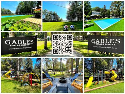 Gables Cottage Resort | 10 Cottages | Swimming Pool | Kids Playground | Picnic Area w/ Fire Pit