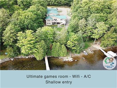 Miskwabi Lake- Cleaning fee and linen service incl. in the rate!