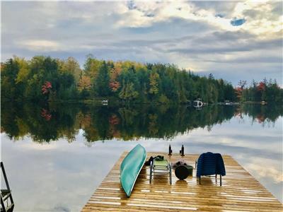 Picturesque Lazy Loon Waterfront property with breathtaking views.Very private on 1 acres land.