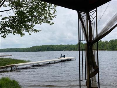 One acre lakefront property in Bracebridge