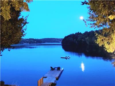 Private Beach, flat beach entry. A real gem, North of Muskoka.