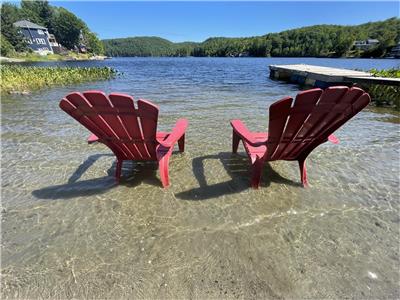 Villa Belle-Vue: Chalet 3 chambres a coucher avec bain tourbillon et plage prive