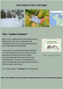 The Joliet Chalet... Where Adventure Awaits!