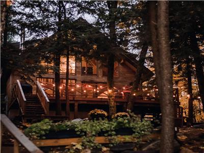 Four Season Cozy Lakefront Cottage in the Woods