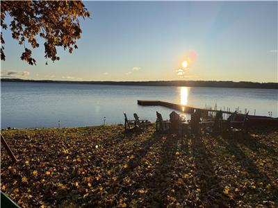 Majestic Lake Haven ~ Heated Pool ~ Hot Tub ~ Dock ~ Yard Games ~ Coffee Bar ~