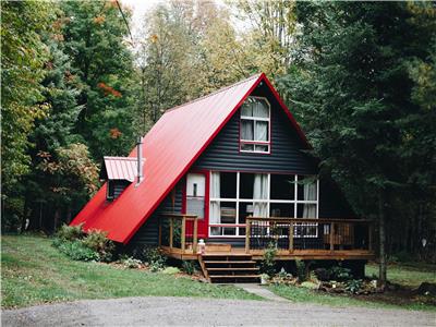 Hillside Cottage-Quaint A-frame w/satellite & wifi near trails, shops and more on three lake chain