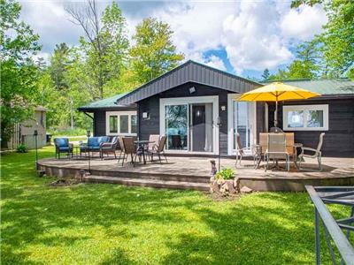 Dock Holiday - Luxury, Newly-Renovated, Waterfront Cottage w/ Great Swimming & Watercraft