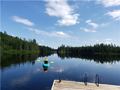 WELCOME TO THE LODGE-PERCHED HIGH A TOP A CLIFF OVERLOOKING YOUR PRIVATE LAKE NEXT TO ALGONQUIN PARK