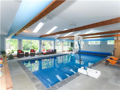 Indoor Pool Luxury Retreat | private resort in Ottawa (indoor pool, sauna, games and more)