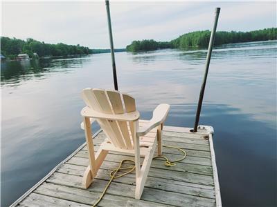 Kushog Lake Waterfront cottage for rent.