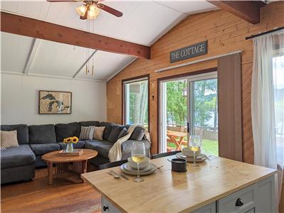 Private Sandy Beach - Sunny, Open Concept 2 Bedroom Cottage on Skeleton Lake