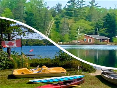 Lakeside Pines Hideaway - a small peaceful lake with a sandy shallow entry, on a private level lot.