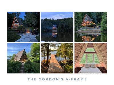 The Gordon's A-Frame on Talbot Lake