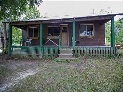 Chalet rustique au bord du grand lac Heney
