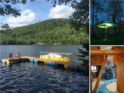 Near Nordik Spa! Cozy Waterfront Retreat in Gatineau Park. 17min to Ottawa.  SUP+canoe+kayaks incl.