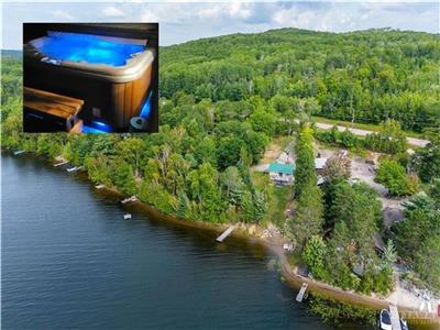 Beau chalet confortable de 3 chambres sur le lac