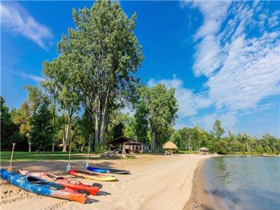 560 Feet of Private Sandy Beach in Prince Edward County