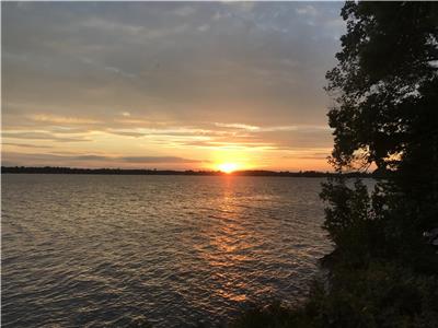 Waterfront lake muskoka sunset view cottage for sale