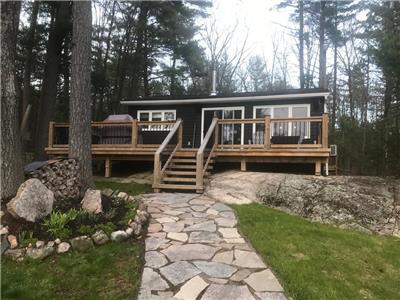 Life of Riley, a private pristine Muskoka waterfront oasis awaits you in Muskoka