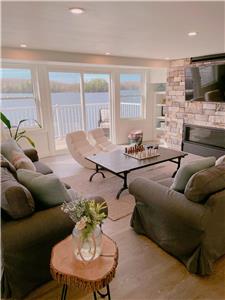 Newly Built Lakehouse Getaway w/ Outdoor Sauna - Waters Edge