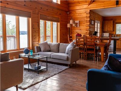 Lakeside Log Home