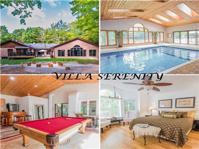 Indoor heated pool, Games Room, Yoga, Privacy, Fire Pit, 7 bedrooms, Starlink