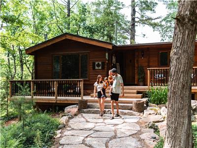 Waterfront Log Cabin on 18 Acres | Games Room | Dock | Kayak